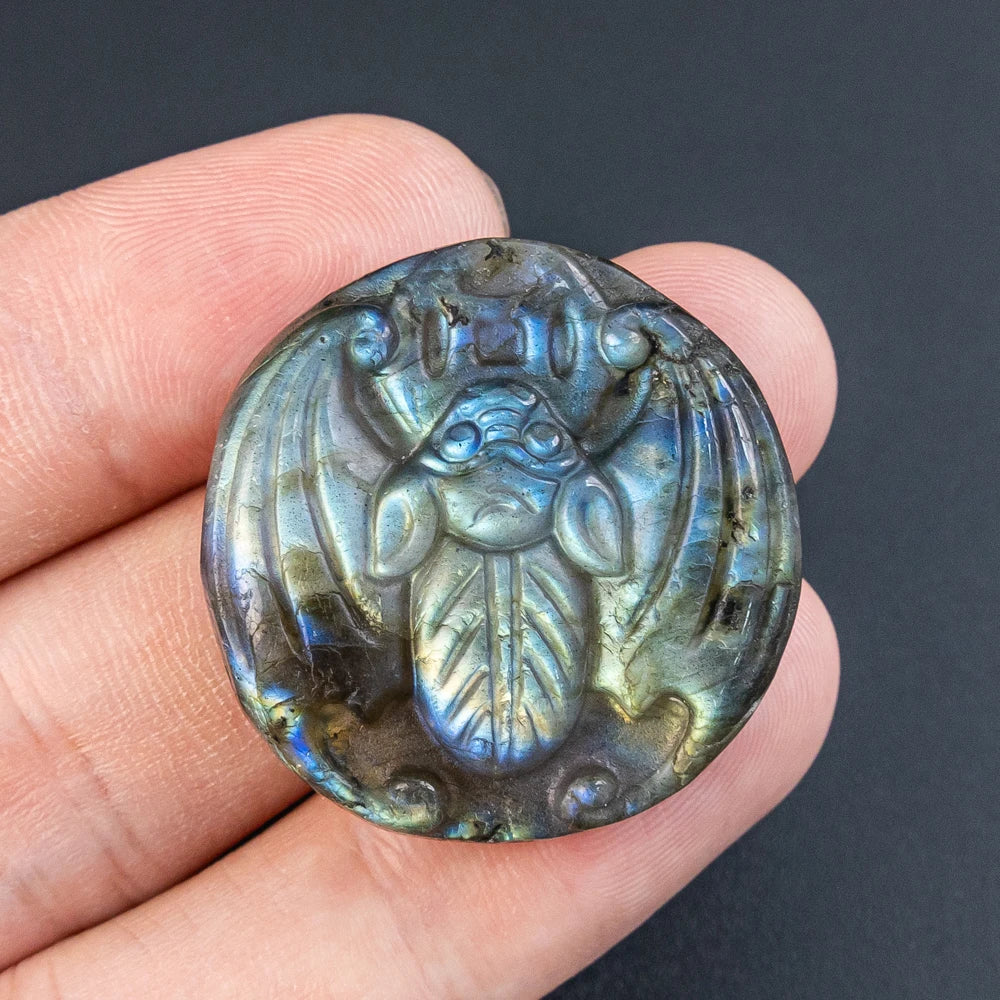 Blue Labradorite Beetle-ToShay.org