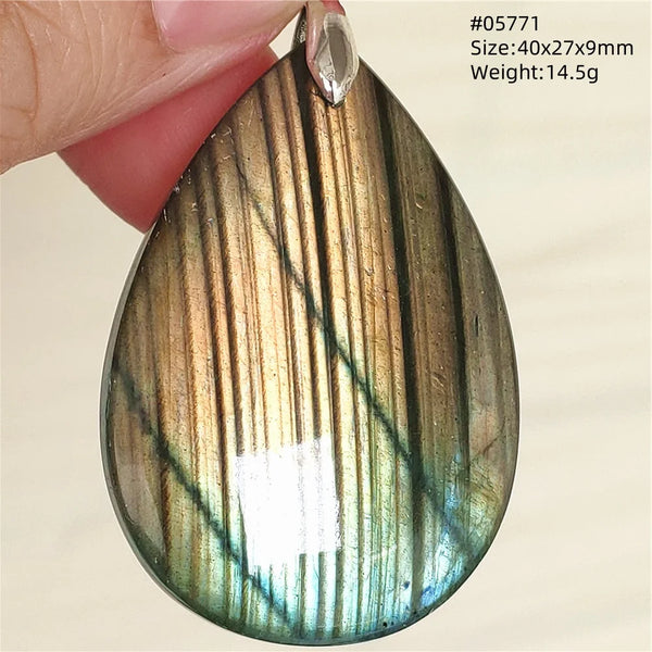 Blue Purple Labradorite Pendant-ToShay.org