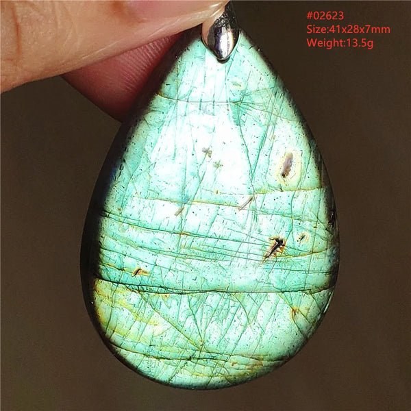 Blue Light Labradorite Pendant-ToShay.org