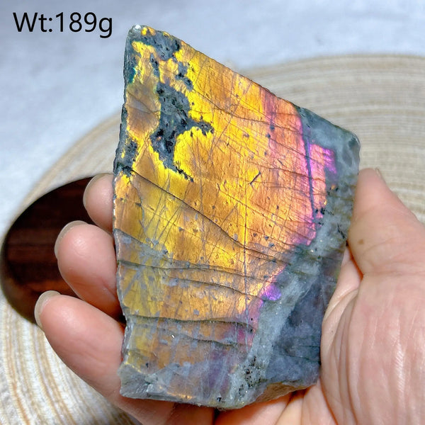 Purple Labradorite Slab-ToShay.org