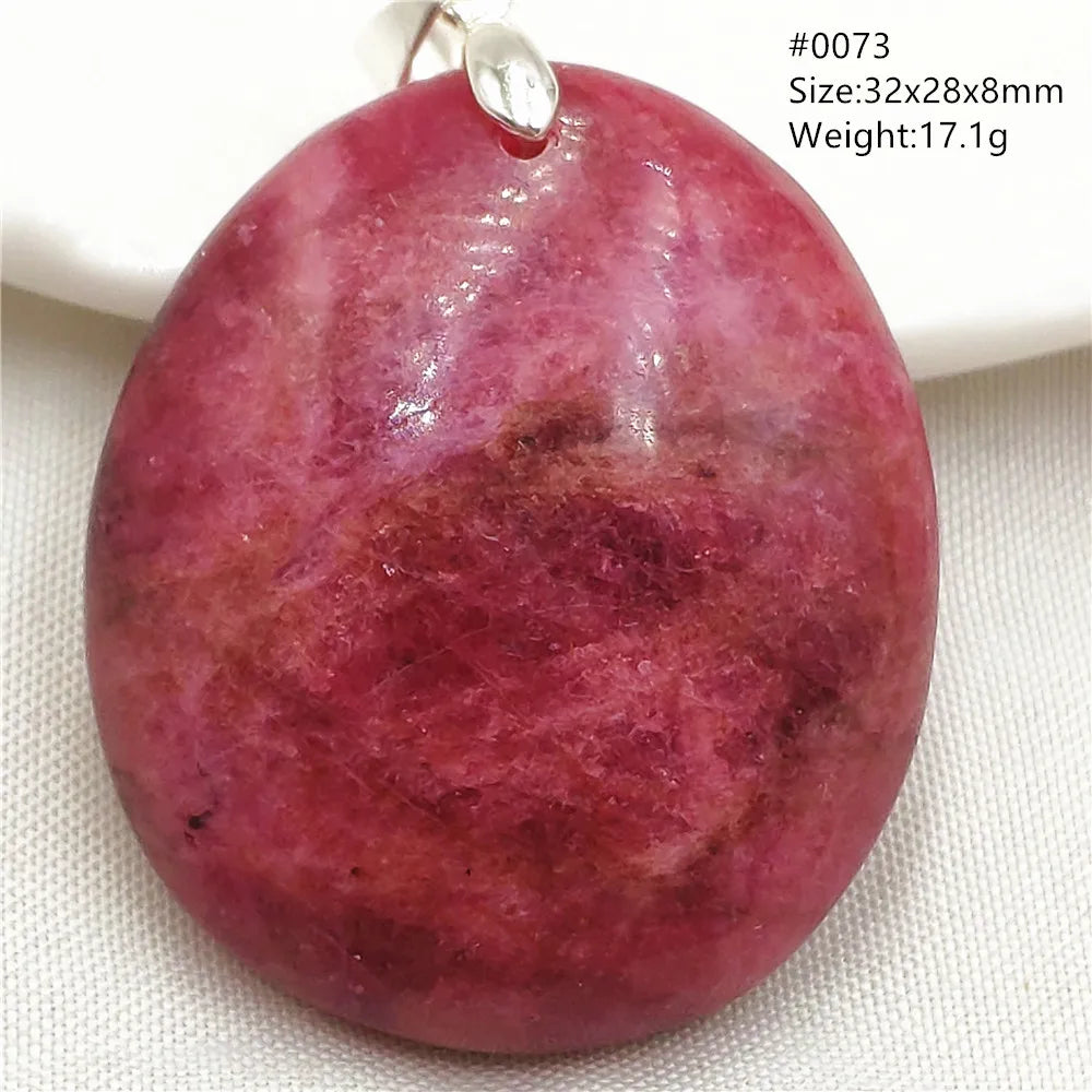 Red Rhodonite Pendant-ToShay.org