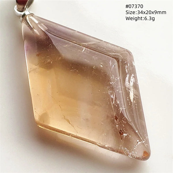 Purple Yellow Ametrine Pendant-ToShay.org