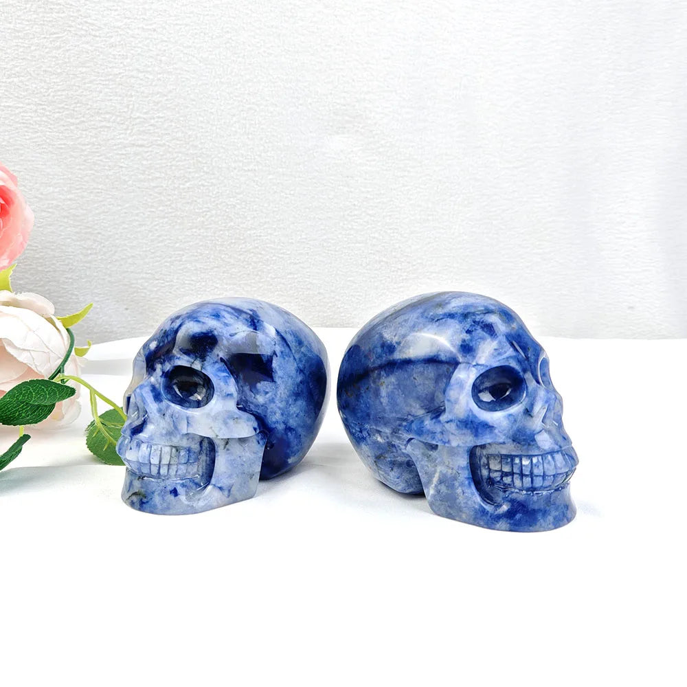 Blue Sodalite Skulls-ToShay.org