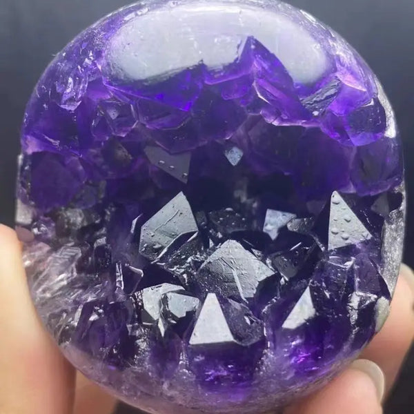 Purple Amethyst Geode Ball-ToShay.org