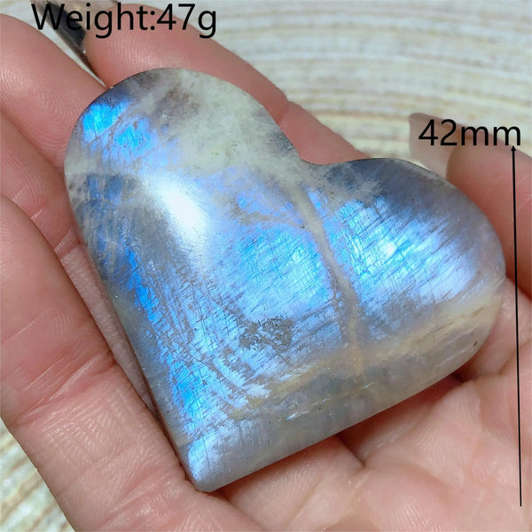 Blue Rainbow Moonstone Hearts-ToShay.org