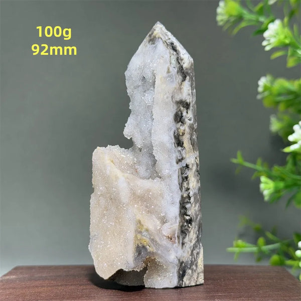 Purple Sphalerite Geode Obelisk-ToShay.org