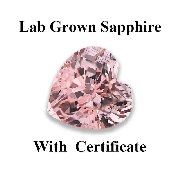 Pink Sapphire Heart-ToShay.org