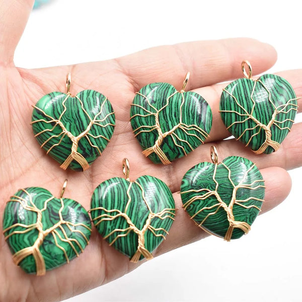 Mixed Crystal Tree Heart-ToShay.org