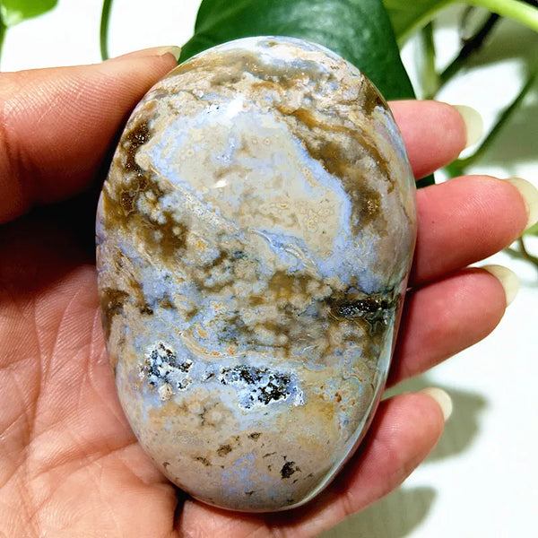Ocean Jasper Palm Stone-ToShay.org