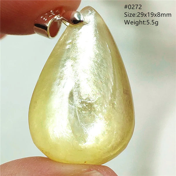 Gold Lepidolite Pendant-ToShay.org
