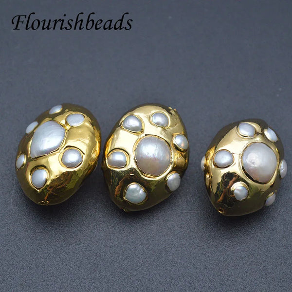 White Pearl Paved Beads-ToShay.org