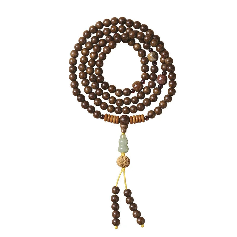 Wood Agarwood Bead Mala-ToShay.org
