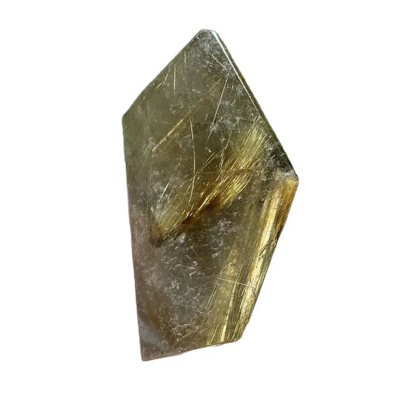 Gold Rutilated Hair Crystal-ToShay.org