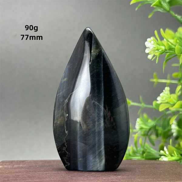 Blue Tiger Eye Stone Torch-ToShay.org