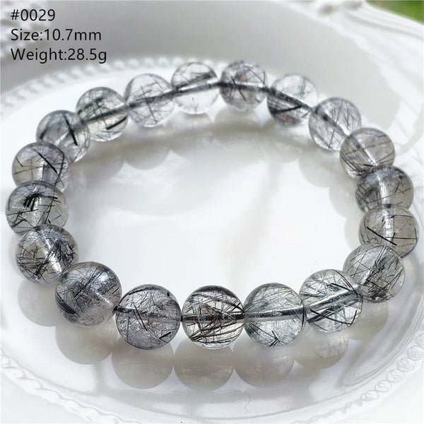 Black Rutilated Quartz Bracelet-ToShay.org