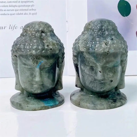 Crystal Buddha Head Statues-ToShay.org