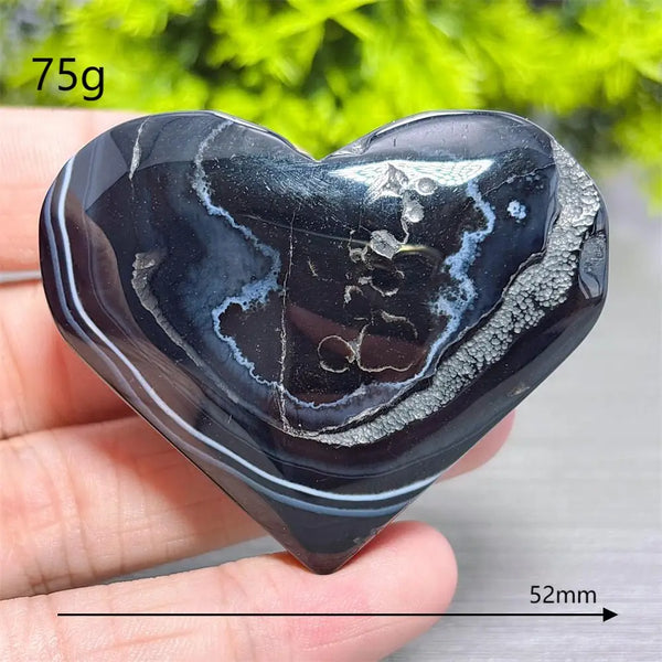 Black Agate Heart-ToShay.org