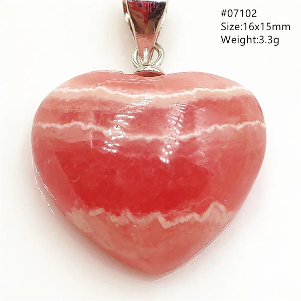 Red Rhodochrosite Pendant-ToShay.org