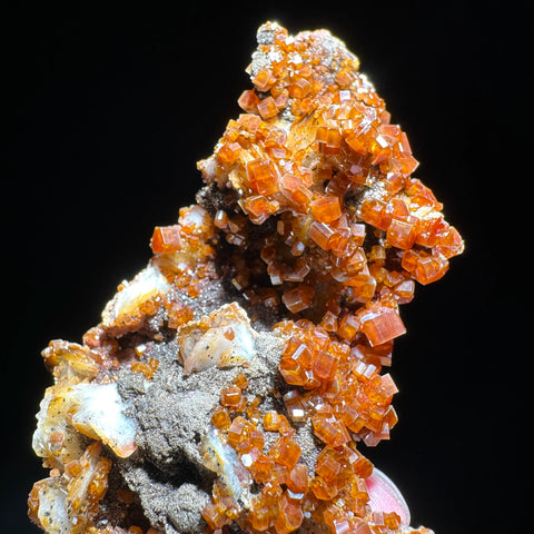 Orange Vanadinite Crystal-ToShay.org