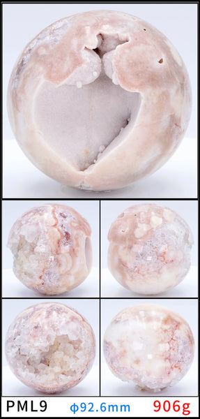 Pink Quartz Cluster Ball-ToShay.org