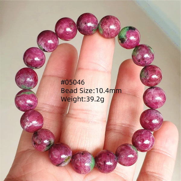 Red Ruby Zoisite Bracelet-ToShay.org