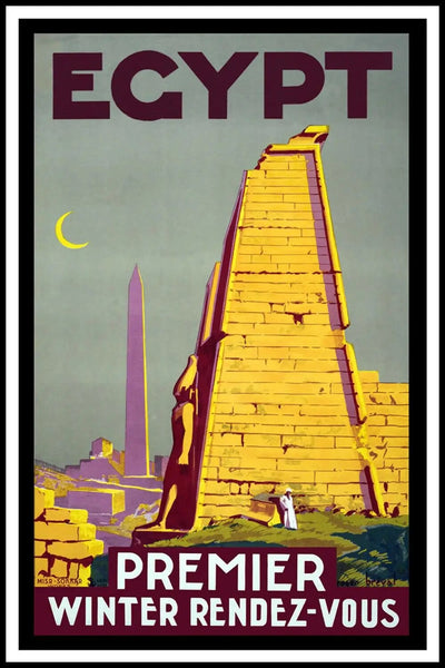 Egyptian Travel Art Poster-ToShay.org