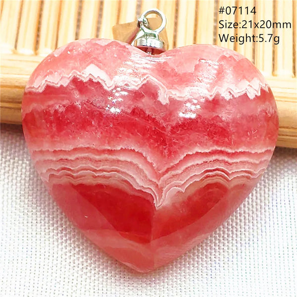 Red Rhodochrosite Pendant-ToShay.org