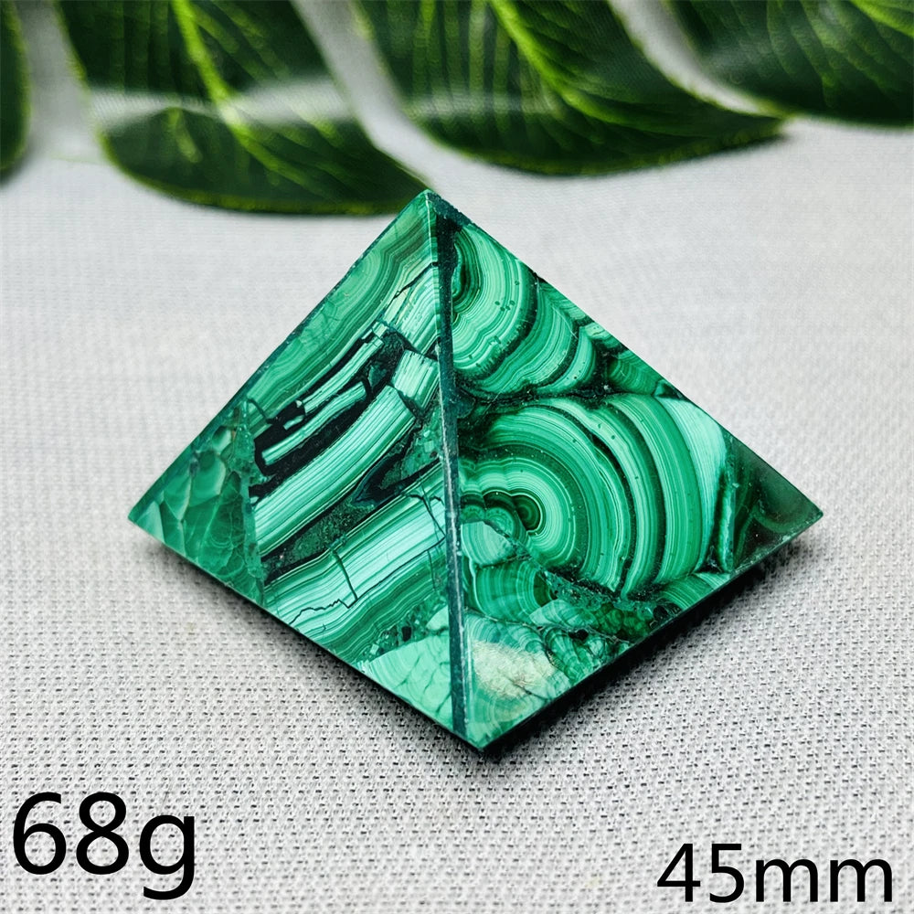 Green Malachite Pyramid-ToShay.org