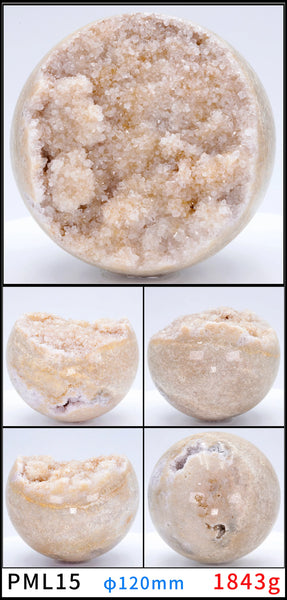 Pink Quartz Cluster Ball-ToShay.org
