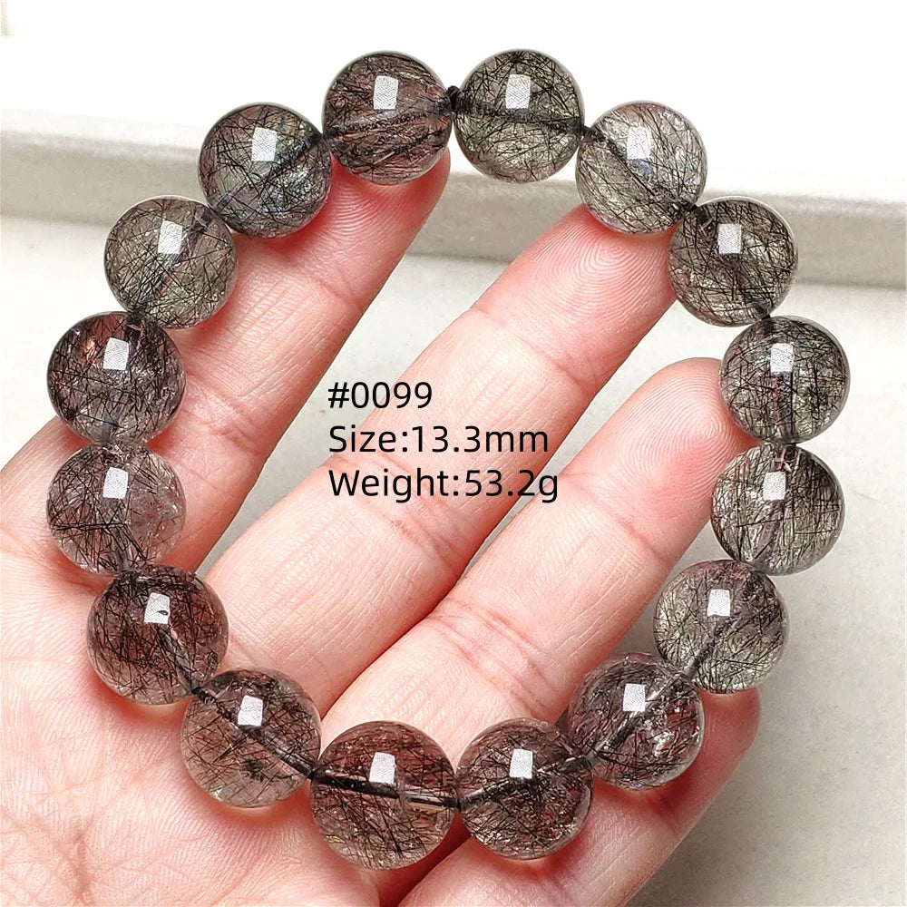 Black Rutilated Quartz Bracelet-ToShay.org