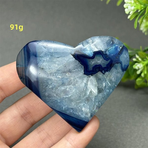 Blue Agate Heart-ToShay.org