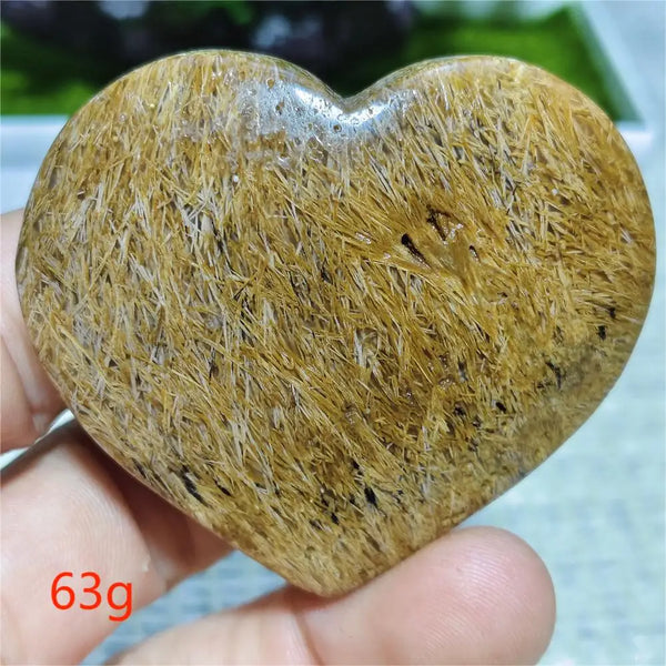 Black Hair Agate Heart-ToShay.org