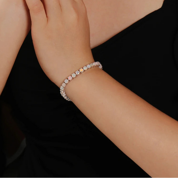 White Opal Bracelet-ToShay.org