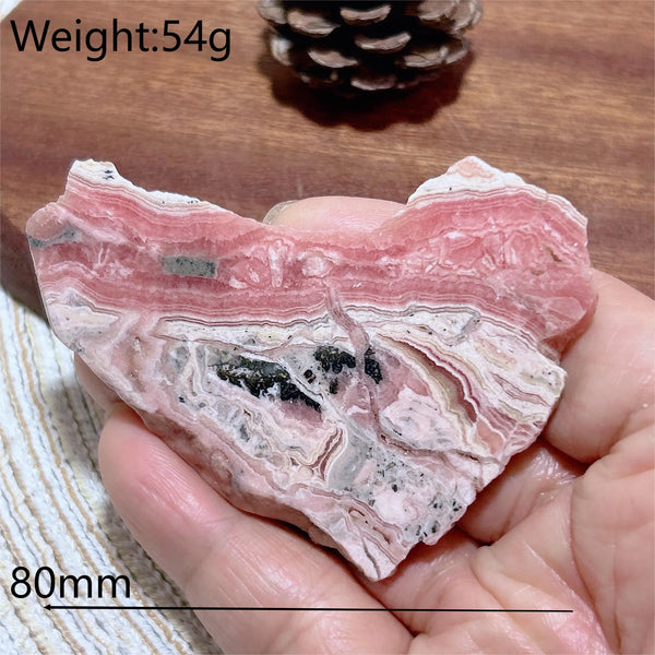 Pink Rhodochrosite Slab-ToShay.org
