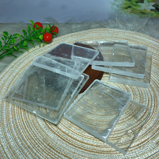 Clear Selenite Slices-ToShay.org