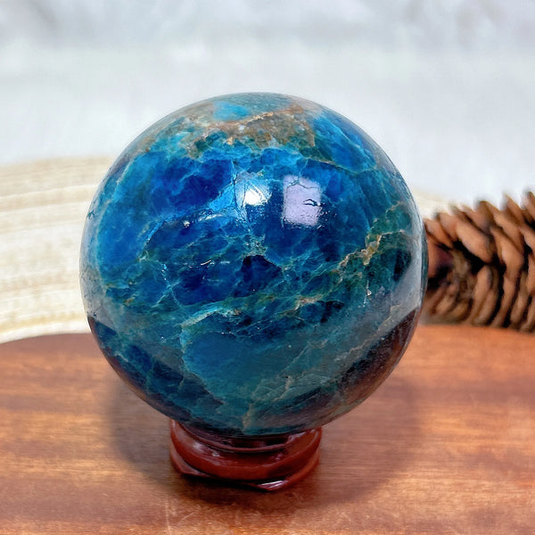 Blue Apatite Ball-ToShay.org
