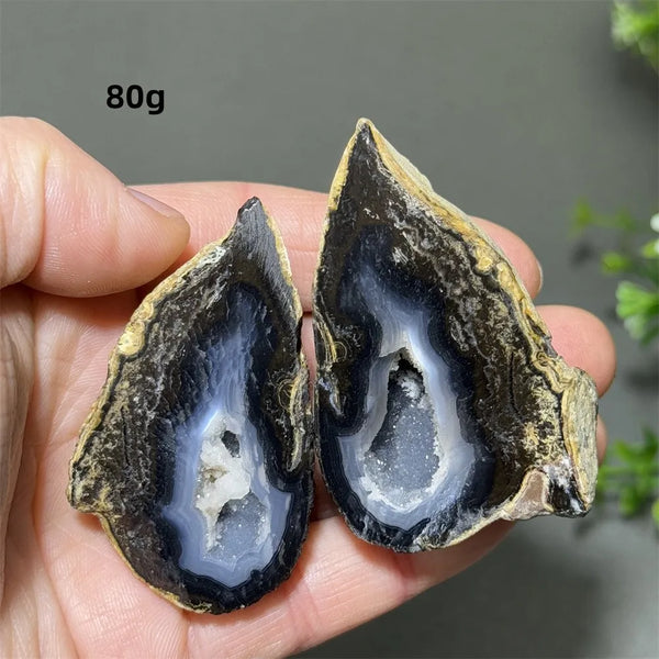 Mixed Agate Crystal Cave Egg-ToShay.org