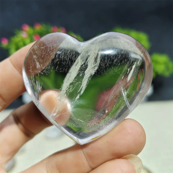 Clear Crystal Heart-ToShay.org