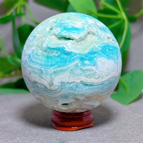 Blue Hemimorphite Ball-ToShay.org