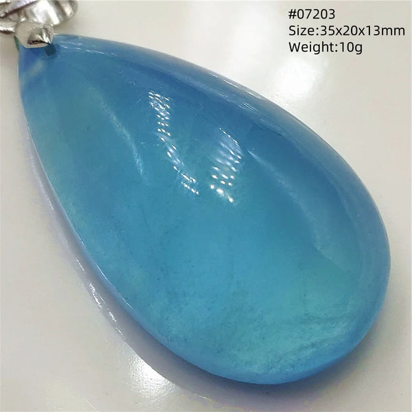 Blue Aquamarine Pendant-ToShay.org