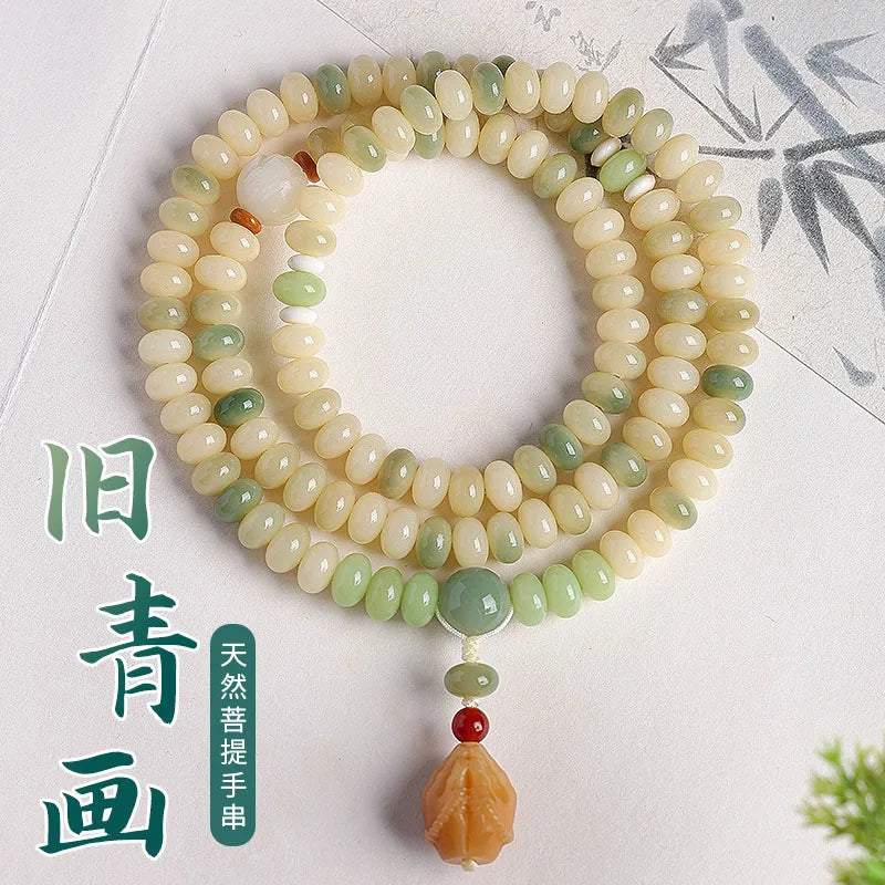 White Bodhi Abacus Beads-ToShay.org