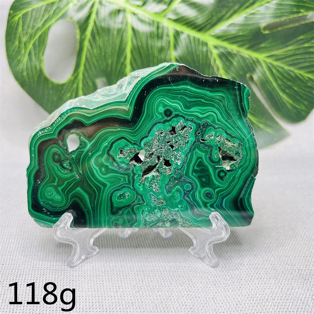 Green Malachite Slice-ToShay.org