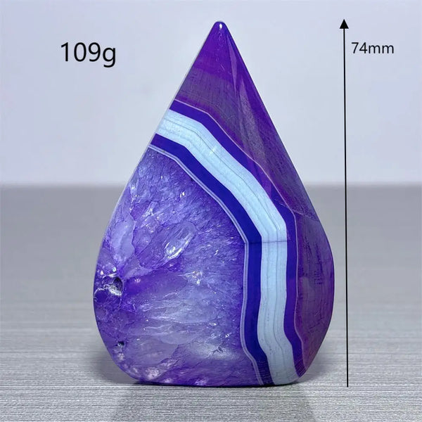 Violet Agate Torch-ToShay.org