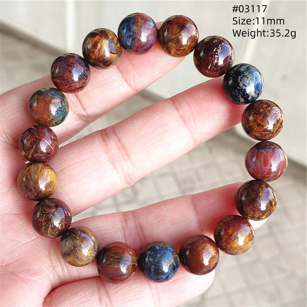 Blue Red Pietersite Bracelet-ToShay.org
