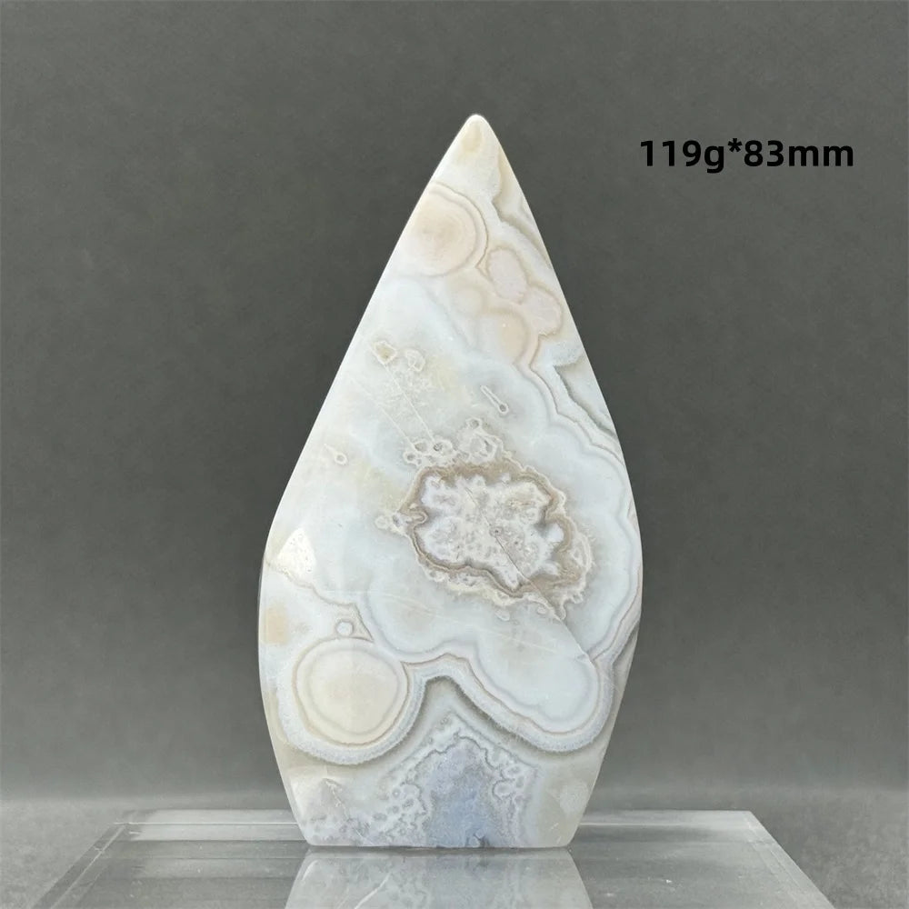 Red Lace Agate Torch-ToShay.org