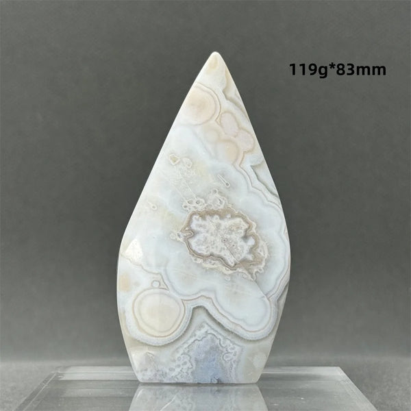 Red Lace Agate Torch-ToShay.org