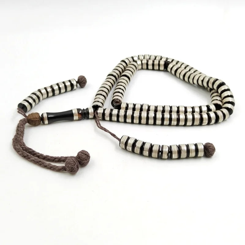 Silver Kuka Inlay Tasbih-ToShay.org