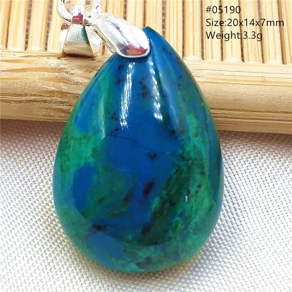 Blue Green Malachite Pendant-ToShay.org