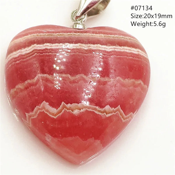 Red Rhodochrosite Pendant-ToShay.org