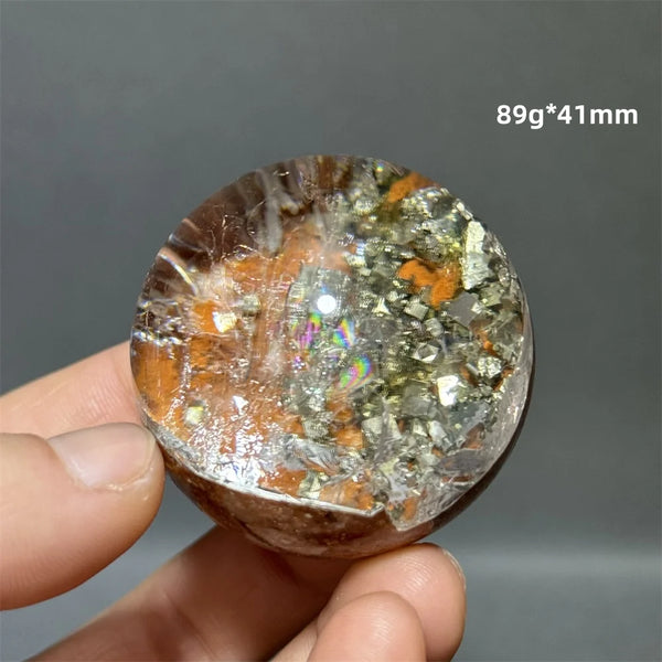 Yellow Chalcopyrite Crystal Ball-ToShay.org